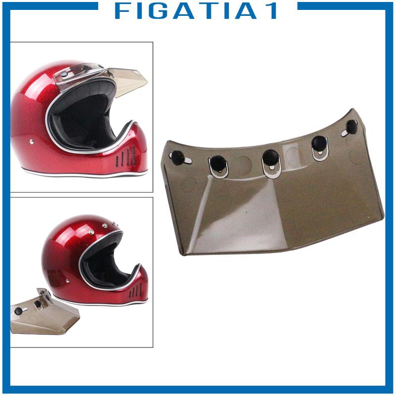 5-snap-bubble-sun-visor-peak-replace-for-motorcycle-helmet-durable-black