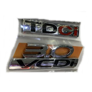 TDCi 3.0VCDi สติ๊กเกอร์ 3D โลโก้ แท้ Logo Badge กาว2หน้า ท้าย เก๋ง กระบะ FORD COROLADO