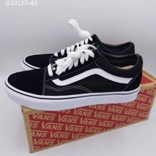 ส่งฟรึ ของแทั รองเท้า VANS Old Skool Classic Black/white Outlet