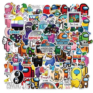 สติ๊กเกอร์ลายกราฟฟิกกันน้ําได้ 100 ชิ้น