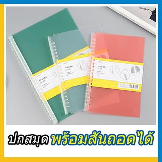 เซท ปกพร้อมสันห่วงถอดได้  ขนาด A5, B5 ปกอย่างแข็ง สันปกคุณภาพอย่างดี