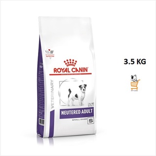 Royal Canin VET Small dog Neutered Adult 3.5 KG อาหารสุนัข โต ทำหมัน พันธุ์เล็ก เม็ดเล็ก 1 ถุง