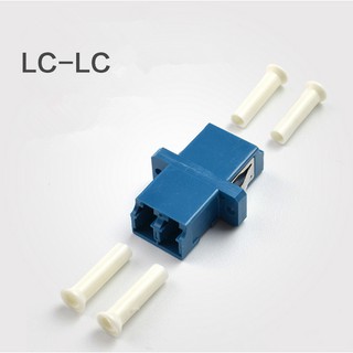 ภาพขนาดย่อของสินค้าแปลนเชื่อมต่อข้อต่อไฟเบอร์ LC เดี่ยว คู่ ชนิด LC-LC