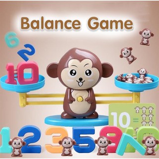 ของเล่นตาชั่ง ลิง เรียนรู้ตัวเลข match game ของเล่นเสริมทักษะ Balance game