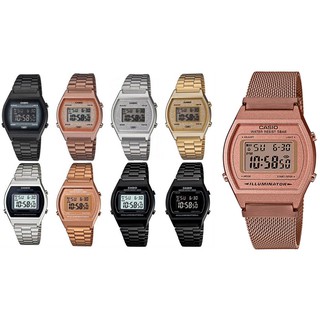 สินค้า Casio นาฬิกาข้อมือผู้หญิง B640(B640WBG-1B,B640WCG-5,B640WDG-7,B640WGG-9,B640WC-5A,B640WB-1B,B640WB-2B,B640WB-1A,B640WMR