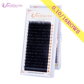 DOSMOTH ขนตา ขนตาปลอม 0.10 B/C/CC/D 16Rows mink ขนตาปลอม สำหรับแต่งหน้า soft eyelash extension False eyelash