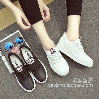 พร้อมส่ง Wild White shoes Korean Student