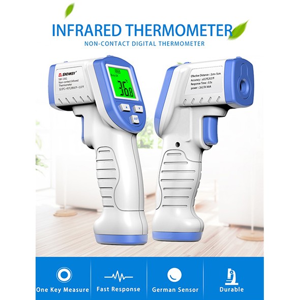 เครื่องวัดอุณหภูมิ-เครื่องวัดไข้-แบบอินฟาเรด-32-45-องศาdigital-infrared-thermometer-ter049