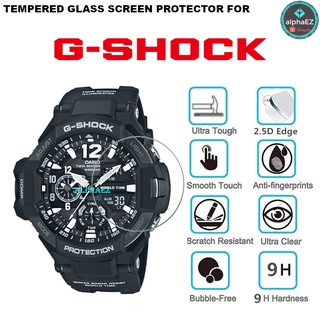 Casio G-Shock GA-1100-1A GRAVITYMASTER Series 9H ฟิล์มกระจกนิรภัยกันรอยหน้าจอ กันรอยขีดข่วน GA1100