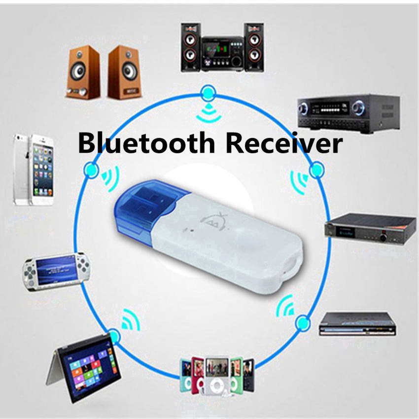 ภาพหน้าปกสินค้าตัวรับสัญญาณ อะแดปเตอร์ยูเอสบีพร้อมไมค์ USB Bluetooth 5.0 Receiver Handsfree Audio Adapter with Mic จากร้าน kiipiik.th บน Shopee