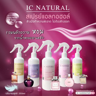 แอลกอฮอล์ Food Grade ขนาด 250ml ขวดฟ็อกกี้ พร้อมส่ง พร้อมใช้งาน กลิ่นน้ำหอมแบรนด์ดัง