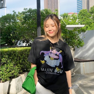 เสื้อยืดผ้าฝ้ายพิมพ์ลายขายดี MAJIN BUUUU - UNISEX