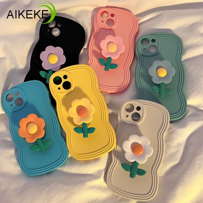 เคสโทรศัพท์มือถือ-ซิลิโคนนิ่ม-ปิดด้านหลัง-ลายดอกไม้-สีแคนดี้-สําหรับ-samsung-galaxy-s21-s20-plus-ultra-s21-s20-s21-fe
