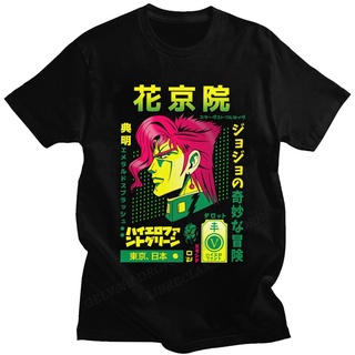 T-ShirtJigb【พร้อมส่ง】เสื้อยืด ผ้าฝ้าย พิมพ์ลายอนิเมะ Jojo Bizarre Adventure สไตล์ฮิปฮอป แฟชั่น สําหรับผู้ชาย และผู้หญิง