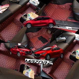 ภาพขนาดย่อของภาพหน้าปกสินค้า(เกรดหนามดูดทั้งผืน)พรม6D รุ่นMAZDA2(2008-2022) จากร้าน procarmat2022 บน Shopee