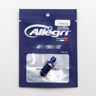 น็อตไล่ลมเบรค Allegri M10x1.0 Bleed Nipples Thread Aluminium