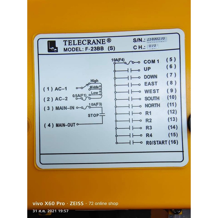 รีโมทเครน-telecrane-f23-bb-s-ขนส่ง3วันครับ