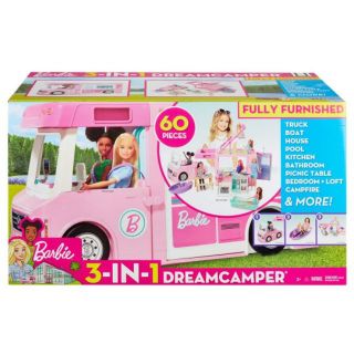 Barbie dream camper รถบ้านบา​ร์บี้​