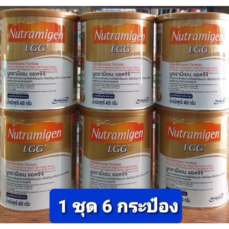 ภาพหน้าปกสินค้าNutramigen ทารกแพ้โปรตีนนมวัวหรือมีปัญหาการย่อยแลคโตส 1 ชุด 6 กระป๋อง จากร้าน tiw_aroonrapee บน Shopee