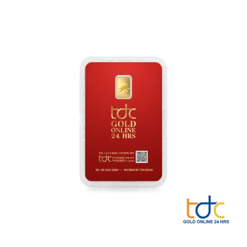 ภาพหน้าปกสินค้าTDC GOLD ทองคำแท่ง 96.50% น้ำหนัก 1 กรัม ลายเทพเจ้าไฉ่ซิงเอี๊ย จากร้าน tdc_official_store บน Shopee
