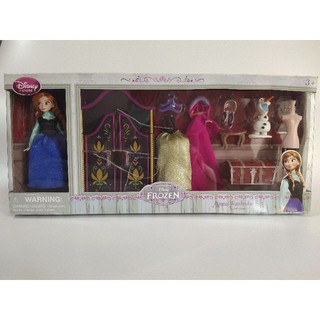 anna wardrobe set anna figure set ตุ๊กตาอันนา disney figure set disney princess เจ้าหญิงดีสนีย์ ตุ๊กตาดีสนีย์แท้