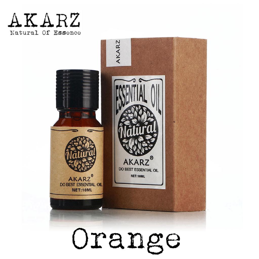 Orange Essential Oil AKARZ สีส้ม  น้ำมันหอมระเหย นักบุญ การดูแลผิว การดูแลร่างกาย นวดฮ่องกง