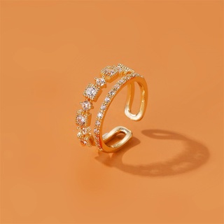 ภาพหน้าปกสินค้าIns ญี่ปุ่นและเกาหลีใต้แหวนนิ้วชี้ง่ายไมโครเซ็ตแหวนหางเพทายแหวนผู้หญิง ที่เกี่ยวข้อง