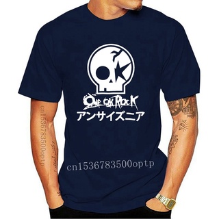 ขายดี!เสื้อยืดคอกลม ผ้าฝ้าย พิมพ์ลาย One Ok Rock Skull สีดํา สําหรับผู้ชาย DLgcee59IJcfpe57S-5XL