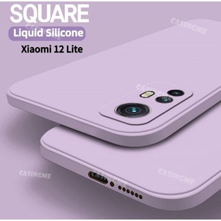 เคสซิลิโคนนิ่ม ทรงสี่เหลี่ยม กันกระแทก สําหรับ Xiaomi 12 Lite Xiaomi 12 Lite 12Pro 12T 12S Ultra Pro 12Lite Xiaomi12Lite Lite12 4G 5G