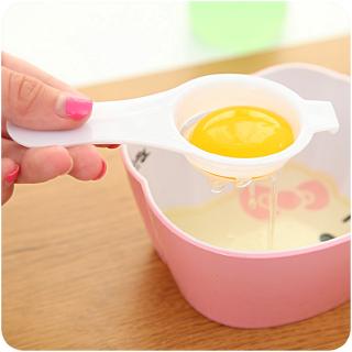 2Pcs Gadget Egg Yolk White Separator Holder Sieve Funny Divider