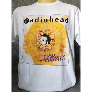 เสื้อยืดผ้าฝ้ายพิมพ์ลายเสื้อนำเข้า Radiohead Pablo Honey Oasis Blur Creep Alternative Rock Psychedelic Grunge Punk Indie