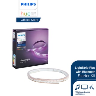 ภาพหน้าปกสินค้าPhilips Hue LightStrip Plus with Bluetooth Starter Kit ไฟเส้นเปลี่ยนสีอัจฉริยะ ชุดเริ่มต้นยาว 2 เมตร เชื่อมต่อผ่านบลูทูธได้ ที่เกี่ยวข้อง