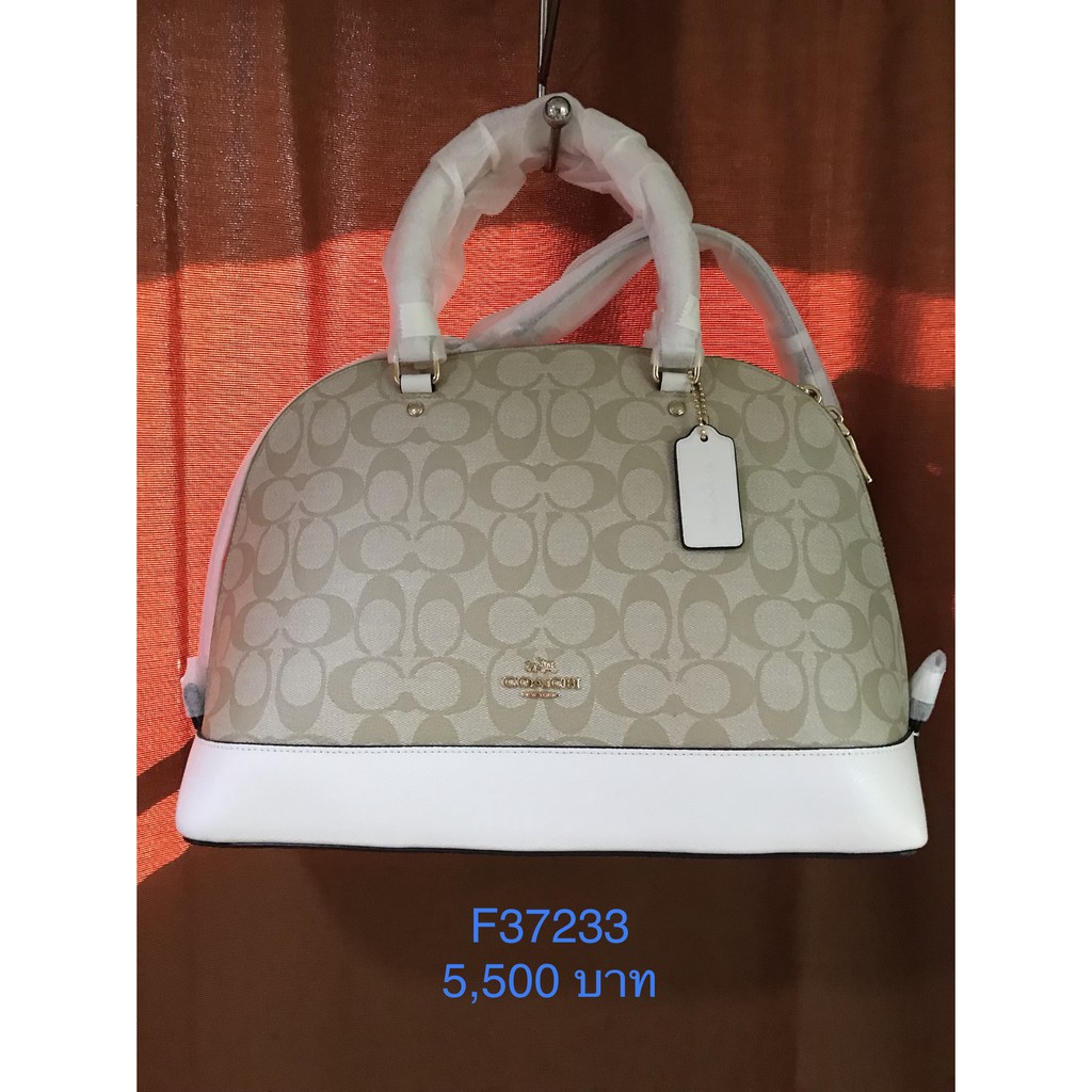 6684 COACH Large Sierra Satchel CHALK (F37233)