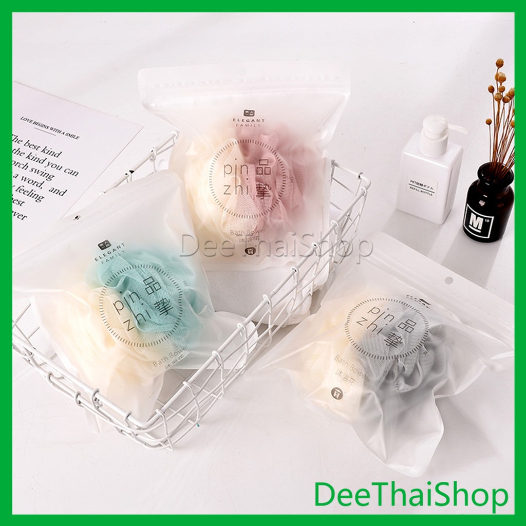 deethai-ใยฟองน้ำขัดตัว-สีทูโทน-มีสองสีในอันเดียว-ใยฟองน้ำอาบน้ำ-จัดส่งคละสี-ที่ขัดตัว-อุปกรณ์อาบน้ำ-bath-lily