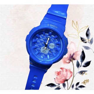 นาฬิกาข้อมือชาย Q&amp;O สายและเรือนส ทำจากยางซิลิโคนอย่างดีทนทาน ระบบQuartz analog 3 เข็ม