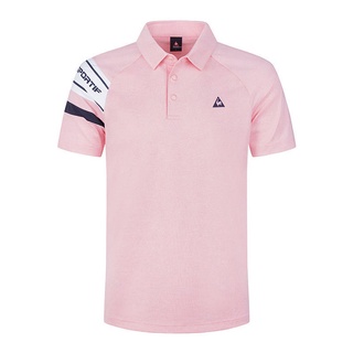 [Le Coq sportif] เสื้อยืดโปโลแขนสั้น แบบแห้งเร็ว ลายไก่ Lekak Golf แฟชั่นฤดูร้อน สไตล์ฝรั่งเศส สําหรับผู้ชาย