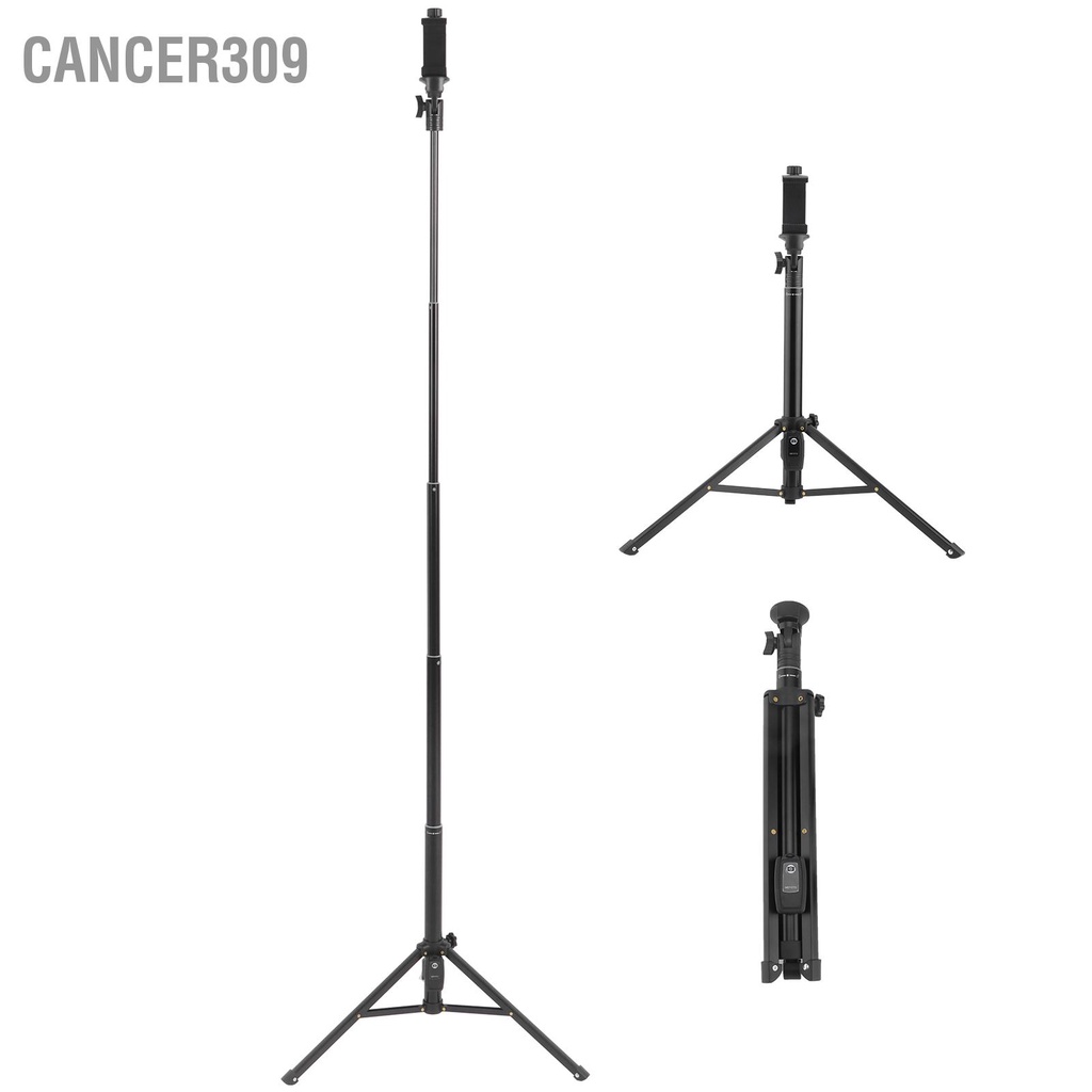 cancer309-live-streaming-aluminum-alloy-tripod-stand-portable-selfie-stick-with-wireless-remote