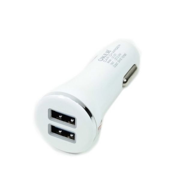 หัวชาร์ตในรถยนต์-2ช่อง-oker-car-usb-charger-usb-3-1a-uc-231-dual-usb