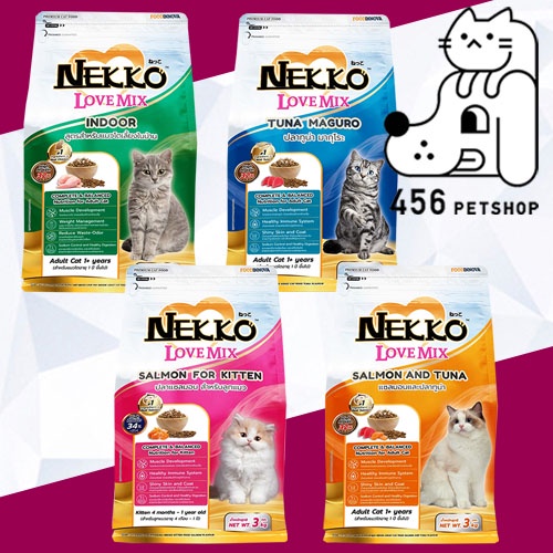 nekko-love-mix-3kg-อาหารแมวเน็กโกะ-เลิฟมิกซ์-มี-2-รสให้เลือก