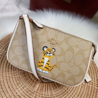 COACH (C7699) NOLITA 19 IN SIGNATURE CANVAS WITH TIGER