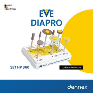 ชุดหัวขัด EVE " DIAPRO " Set HP 360