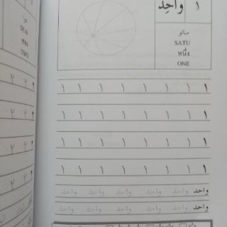 ภาพขนาดย่อของภาพหน้าปกสินค้าแบบฝึกหัดอ่าน เขียนภาษาอาหรับเบื้องต้นและ หัดนับ-คัดตัวเลขอาหรับ 1-20 จากร้าน noo_ra123 บน Shopee ภาพที่ 3
