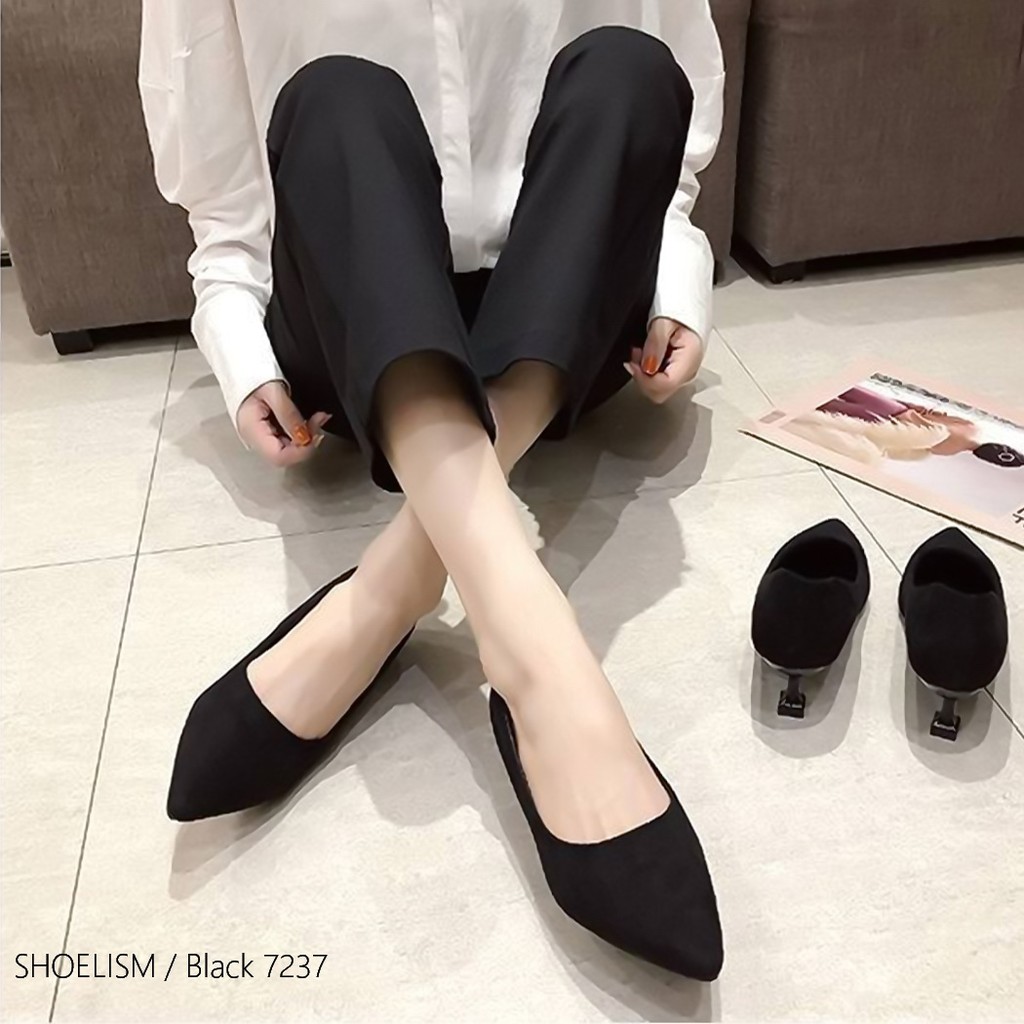 7237-รองเท้าคัชชูหน้าเรียว-ใส่ทำงาน-ใส่เที่ยว-ใส่ออกงาน