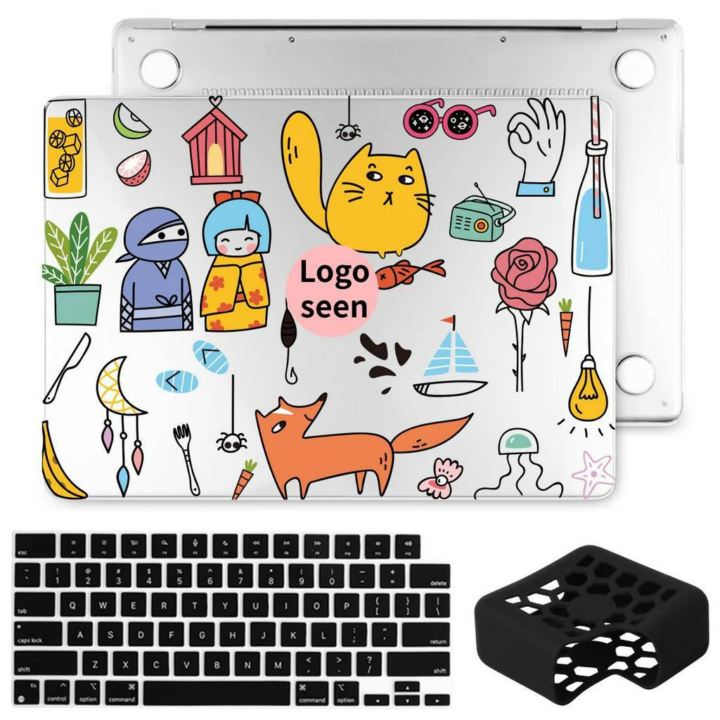 ทุกรุ่น-3in1-เคสป้องกัน-สําหรับ-macbook-pro13-14-16-air13-3-13-6-นิ้ว-m2-m1-chip-a2681-a2779-a2442-a2338-a2337-touch-id-a2179-a1932-retina-touch-bar-a1706-a1708-a2159-a2251