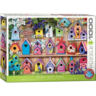 EUROGRAPHICS: HOME TWEET HOME (BIRD HOUSES) [Jigsaw Puzzle]