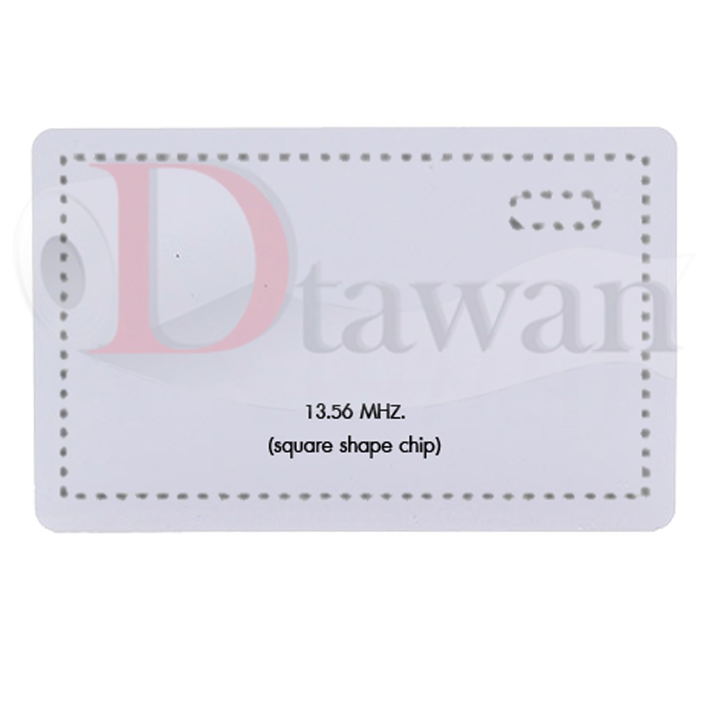 dtawan-pvc-card-13-56mhz-square-shape-chip-บัตรพลาสติก-บัตรขาวเปล่า-บัตรพีวีซี-การ์ด-0-8-mm-สำหรับเครื่องอิงค์เจ็ท