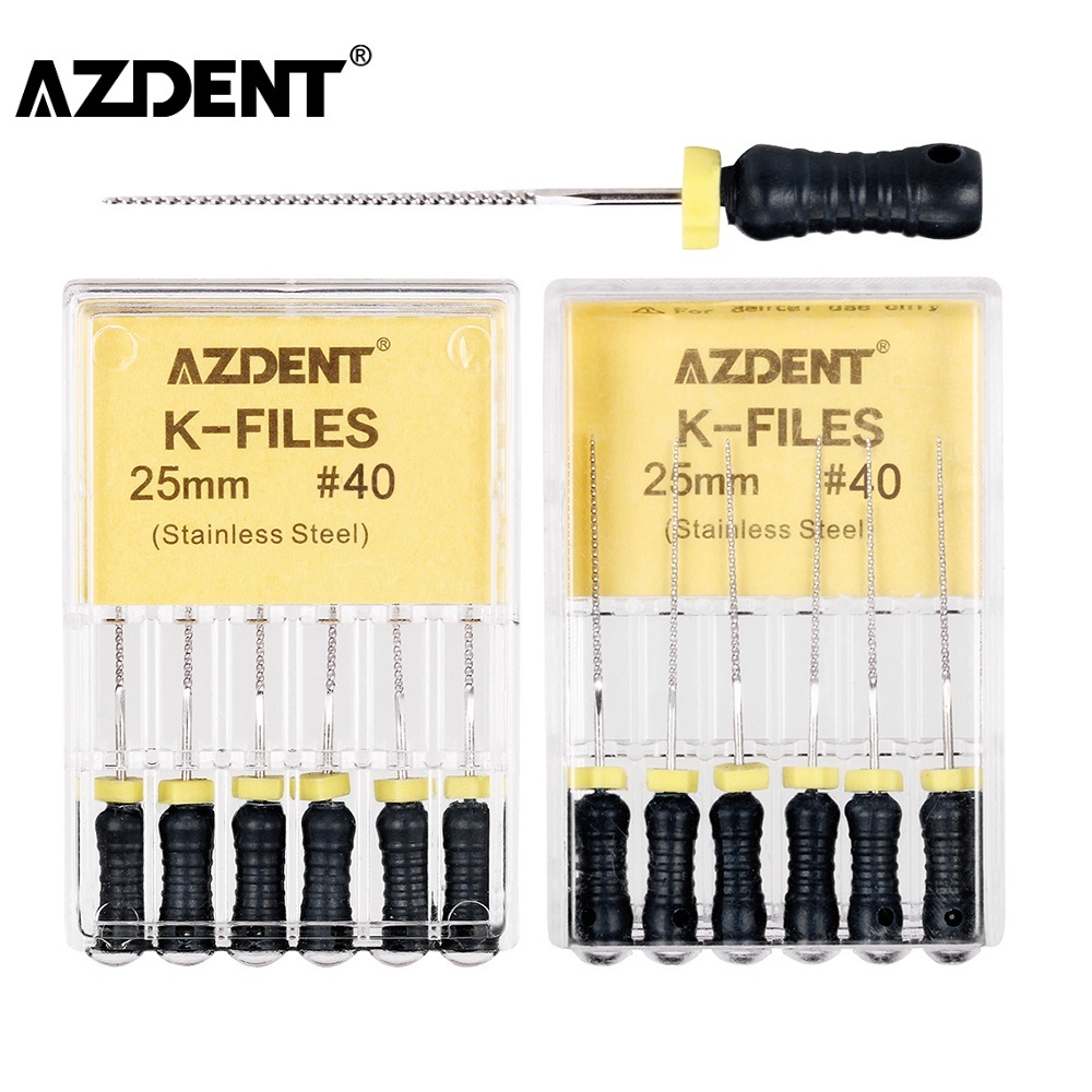 azdent-เครื่องมือทันตกรรม-k-file-endodontic-สแตนเลส-21mm