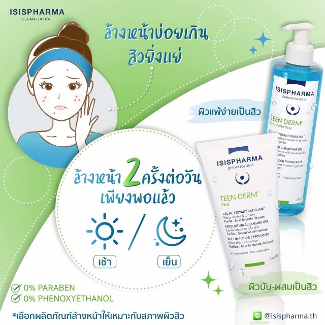 teenderm-k-gel-40-150-ml-เจลล้างหน้าสำหรับคนเป็นสิว