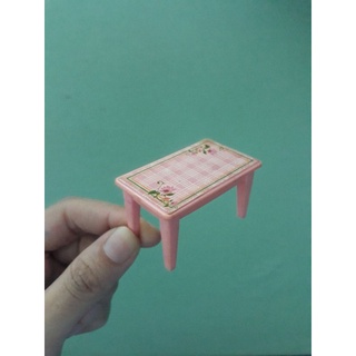 โต๊ะ โมเดล บ้านตุ๊กตา สีชมพู