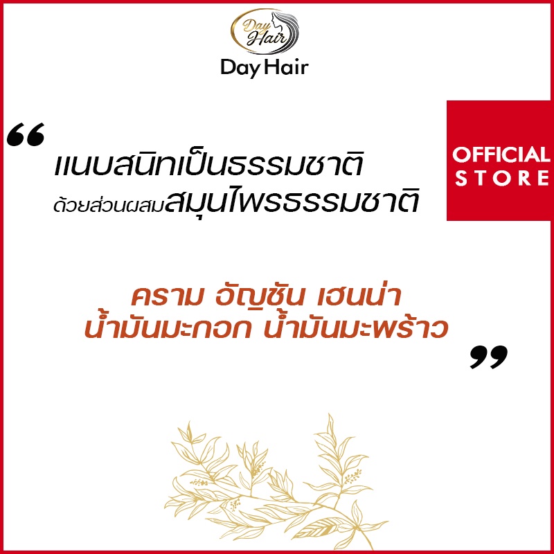 dayhair-เดย์แฮร์-แชมพูสมุนไพรปิดผมขาว-สีธรรมชาติ-แชมพูปิดผมขาวปลอดภัย-กลิ่นไม่ฉุน-ไม่ติดหนังศีรษะ